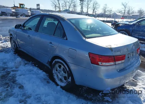 2006 Hyundai Sonata Gls V6/Lx V6 z USA, uszkodzony, nr VIN 5NPEU46F46H128945